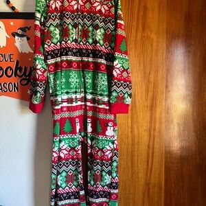 The Children's Place Red and Green Holiday Onesie